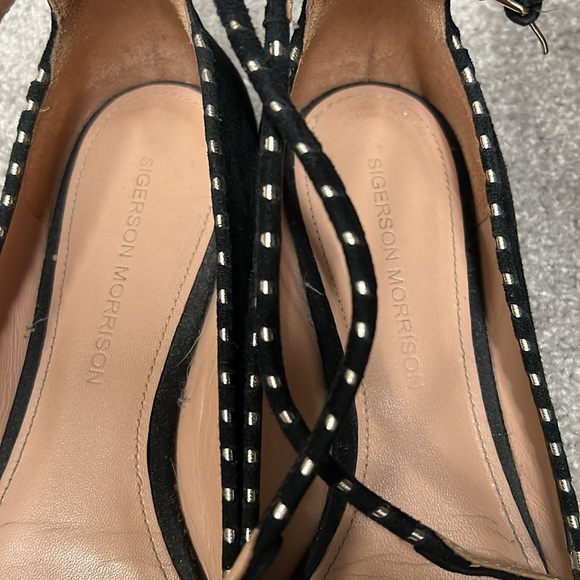 Diversion Morrison Haden black suede flats - size 7 - Picture 3 of 4